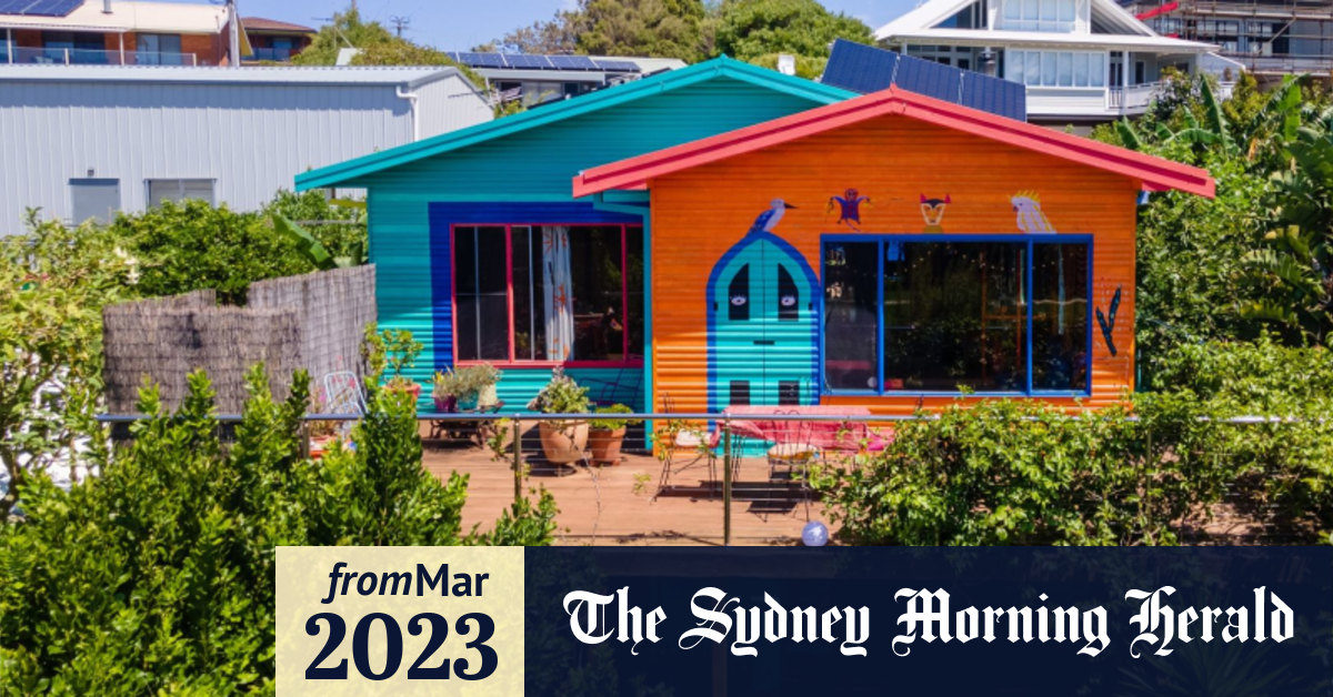 NSW property Colourful Bermagui beach house for sale for 1.29 million